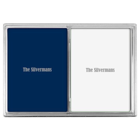 Your Name Double Deck Playing Cards